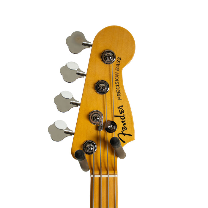 Pre-Owned Fender American Ultra Precision Bass, Maple Fingerboard - Arctic Pearl