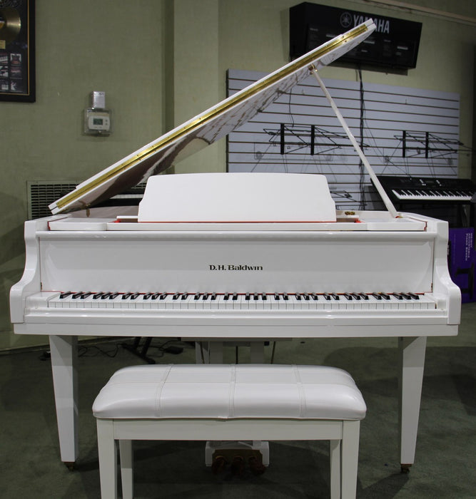 DH Baldwin C142 Baby Grand | Polished White | 53672 | Used