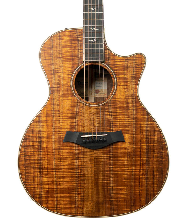 Pre-Owned Taylor Custom K24ce LTD Alamo Music Exclusive Acoustic-Electric Guitar - Koa
