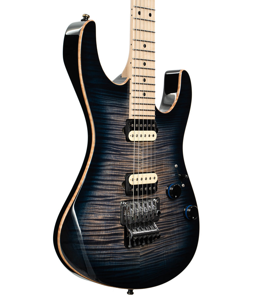 Suhr Modern Electric Guitar - Faded Trans Whale Blue Burst | Used