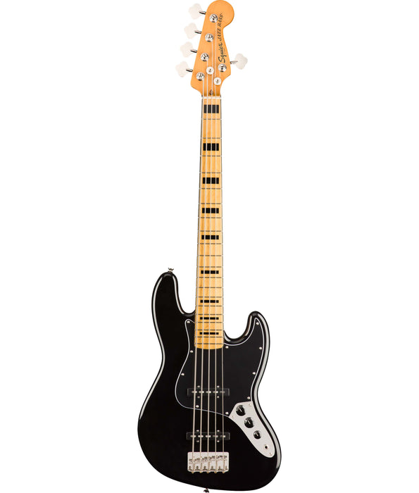 Squier Classic Vibe '70s Jazz Bass V Guitar, Maple Fingerboard - Black