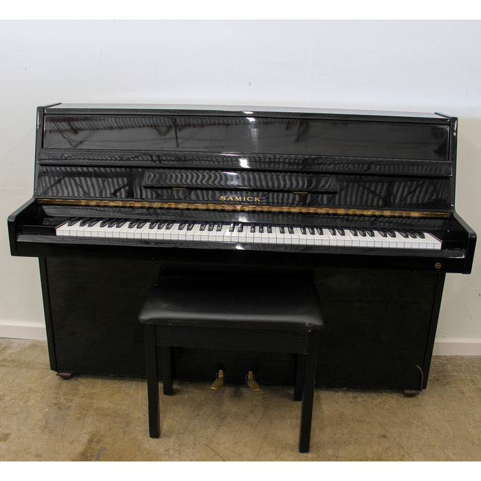 Samick Studio Samick Continental Console Studio PianoAlamo Music CenterSamickUPRIGHT ...
