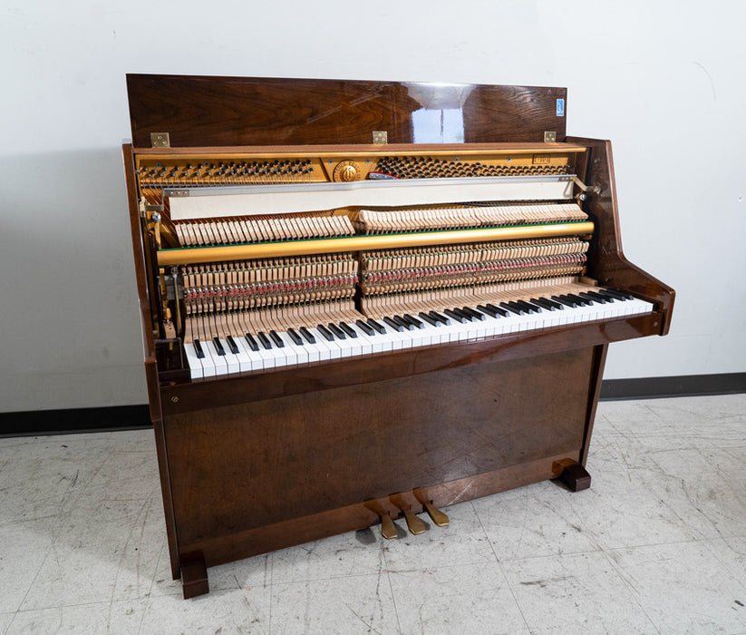 Young Chang E101 Upright Piano (1988)  | Polished Mahogany | Serial No. 1326717 | Used