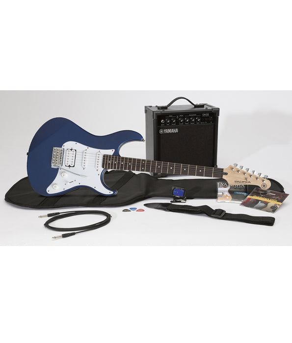 Yamaha Gigmaker EG PAC012 Blue Electric Guitar Package w/ Amp | New