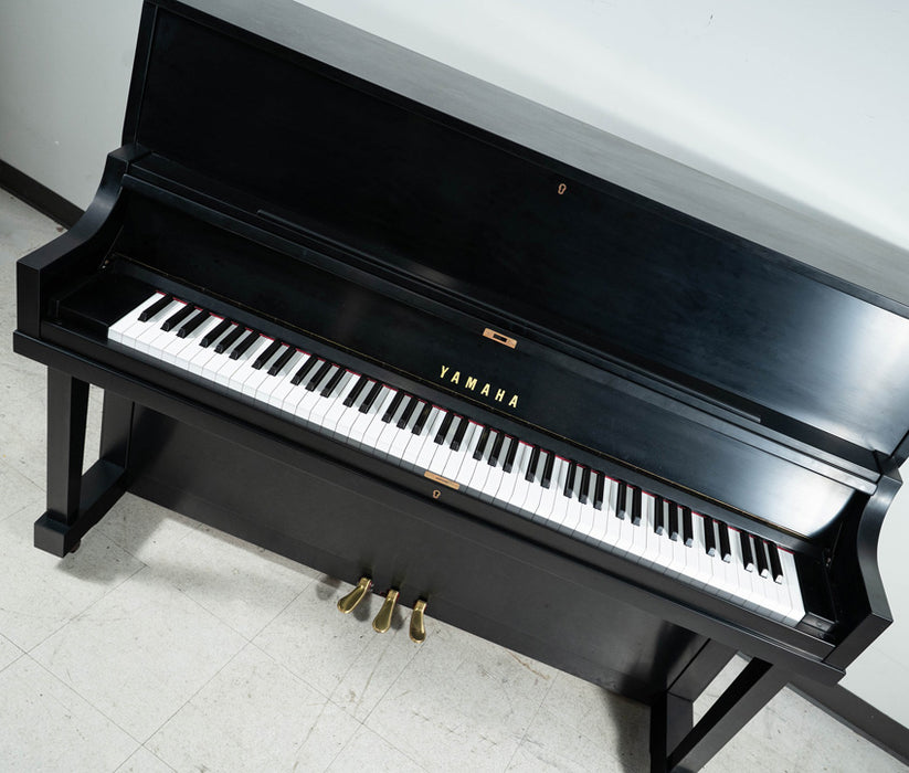 UIW 2014 Yamaha P22 Upright Piano in Satin Ebony | Serial No. J31289759 | Used