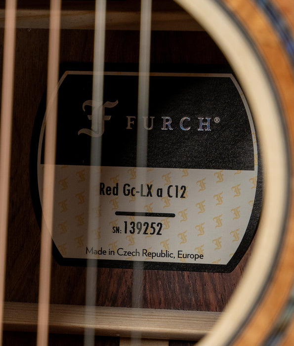 Furch Red Gc-LX C12 Mountain Cocobolo/Sitka Spruce Acoustic Guitar | New