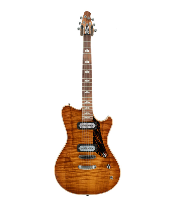 Powers Electric A-Type Select Maple Top Electric Guitar FF42/Hardtail - Pale Ale