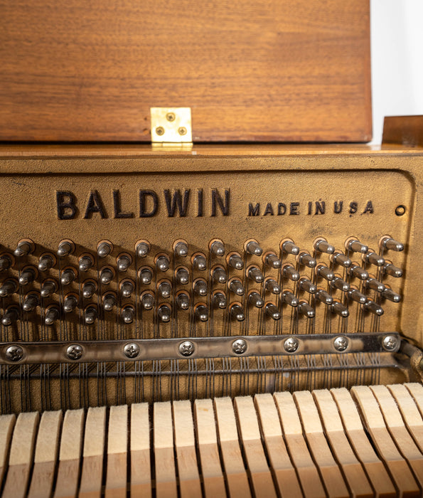 1969 Baldwin Acrosonic Upright Piano | Satin Oak | Serial No. 885919 | Used