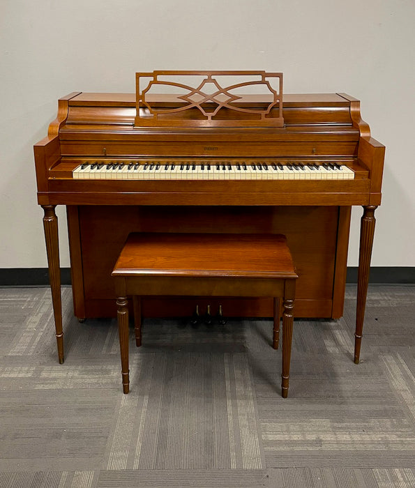Everett Upright Piano | Satin Oak | SN: 121708 | Used