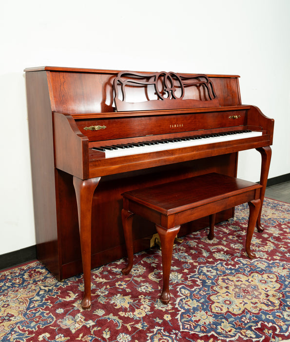 Yamaha MX500 Queen Anne Upright Piano | Polished Mahogany | SN: 256709 | Used
