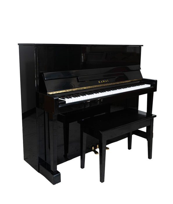 Kawai CX-21D Upright Piano (1996) | Polished Ebony | Used