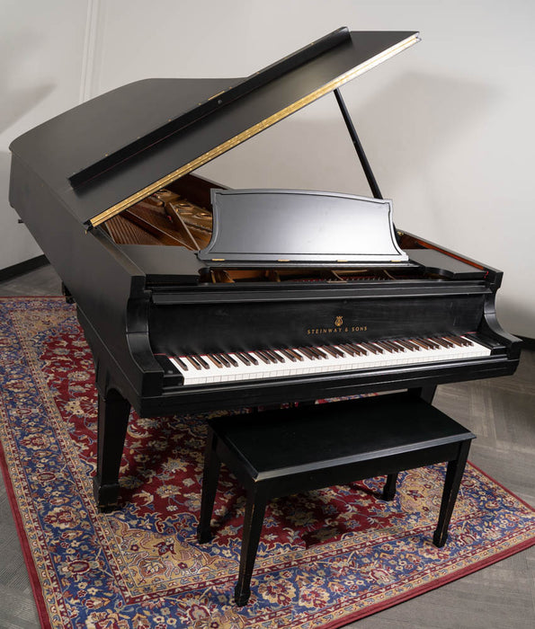 Steinway & Sons 9' Model D Grand Piano | Satin Ebony | SN: 164853 | Used