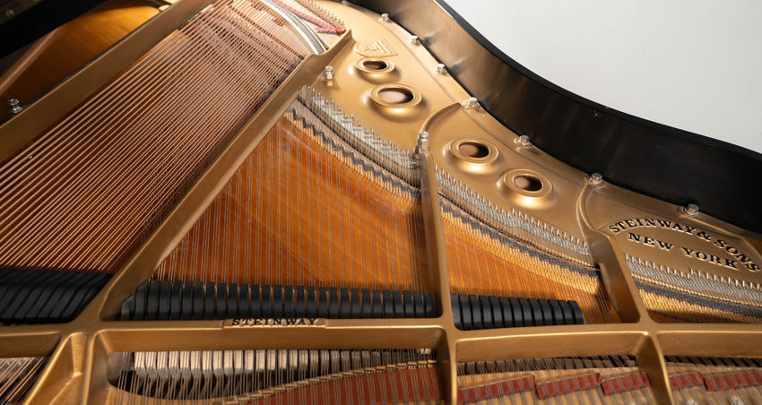 Steinway & Sons Model L Grand Piano | Satin Ebony | 1964 | Serial No. 386824 | Used