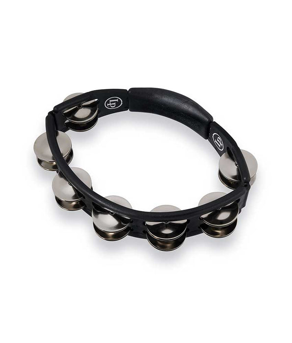 Latin Percussion Cyclops Handheld Tambourine - Black with Steel Jingles