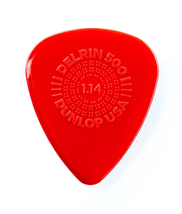 Dunlop Prime Grip Delrin 500 1.14mm Guitar Picks - 12 Pack