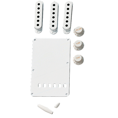 Vintage-Style Stratocaster White Accessory Kit