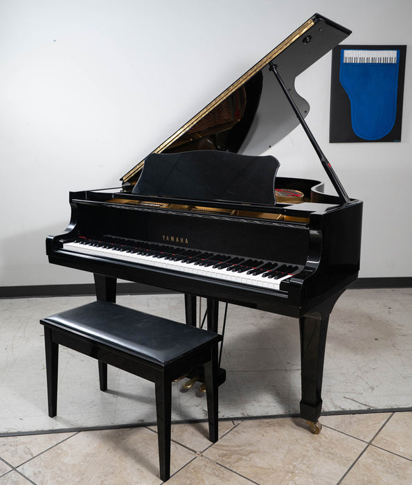 1971 Yamaha C3 Grand Piano | Polished Ebony | 6'1" | Serial No. 1228699 | Used