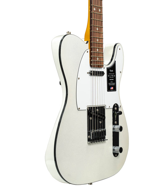 Pre-Owned Fender American Ultra Telecaster, Rosewood Fingerboard - Arctic Pearl | Used