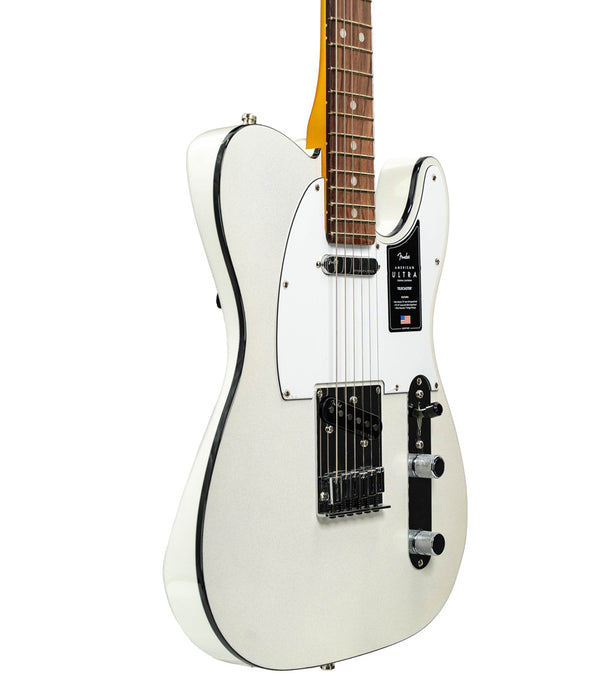 Pre-Owned Fender American Ultra Telecaster, Rosewood Fingerboard - Arctic Pearl | Used