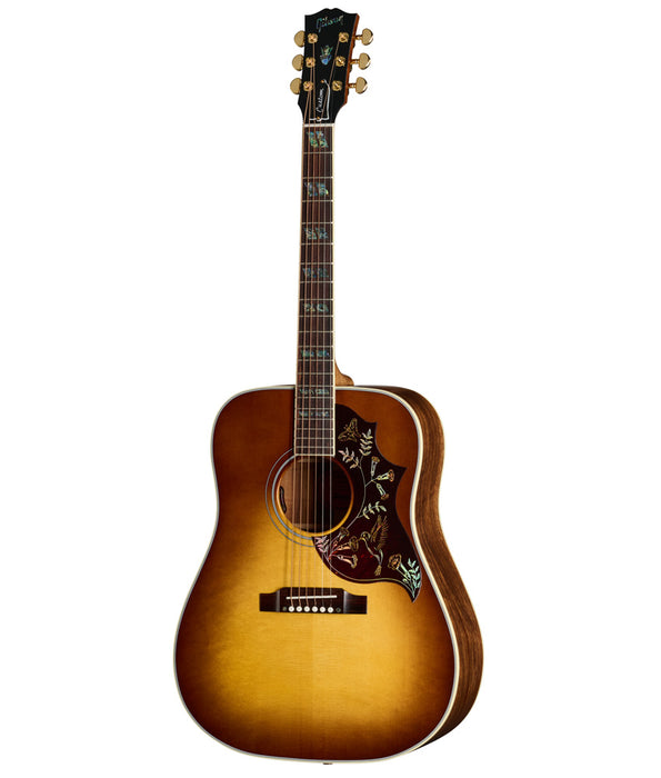 Gibson Custom Hummingbird Elegant Koa Acoustic Guitar w/ L.R. Baggs VTC - Honey Burst | New
