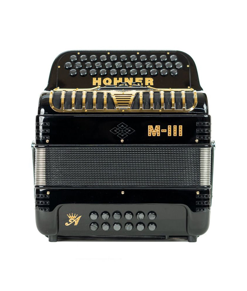 Hohner Anacleto MARK III 3 Switch Compact Accordion G Key