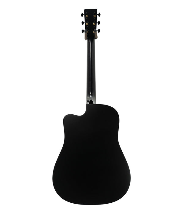 Martin DC-10E Modern Road Series Dreadnought Acoustic-Electric Guitar - Black