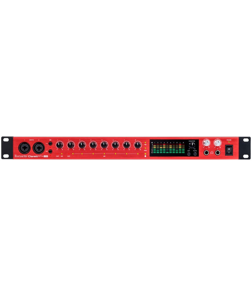 Focusrite Clarett 8Pre USB Audio Interfacealamomusiccenter