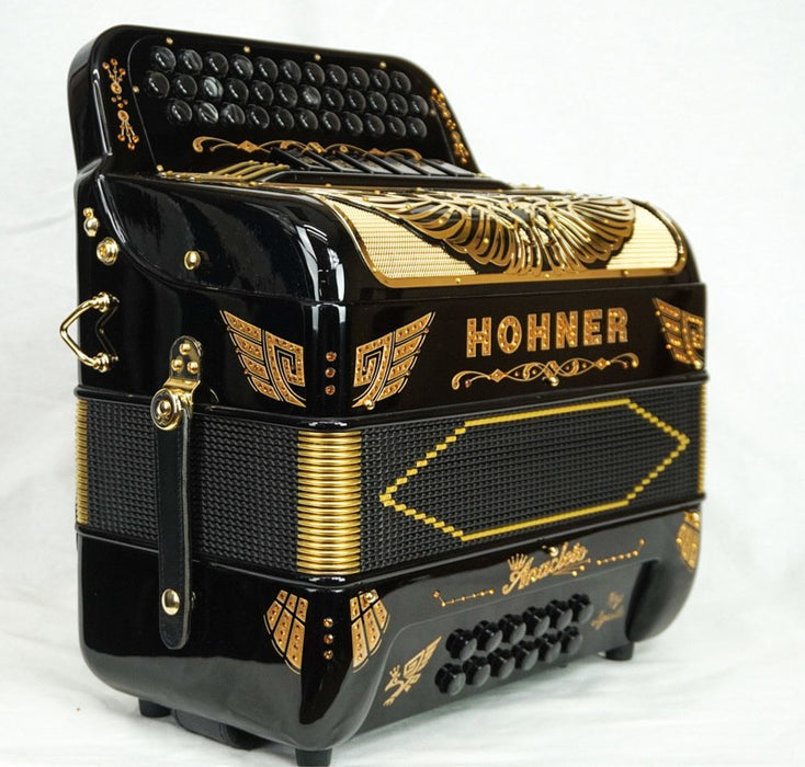 Hohner Anacleto Rey Aguila Two Tone Compact FBE/GCF Black | New