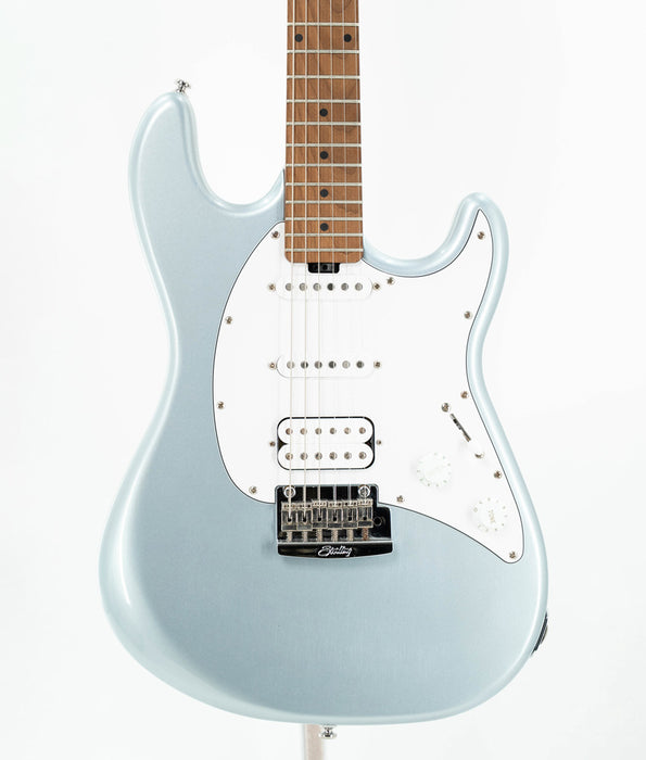 Pre-Owned Sterling by Music Man Cutlass HSS Roasted Neck - Firemist Silver | Used