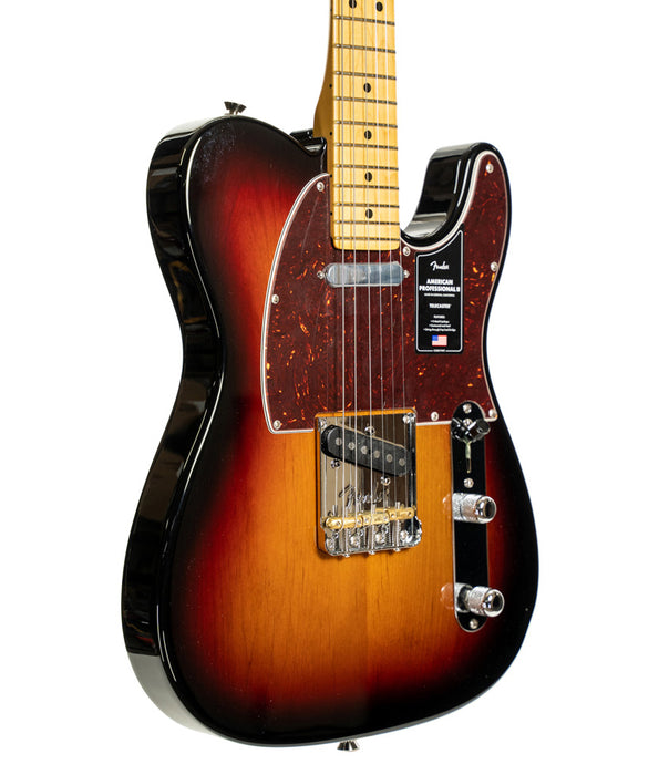 Pre Owned Fender American Professional II Telecaster, Maple Fingerboard, 3-Color Sunburst