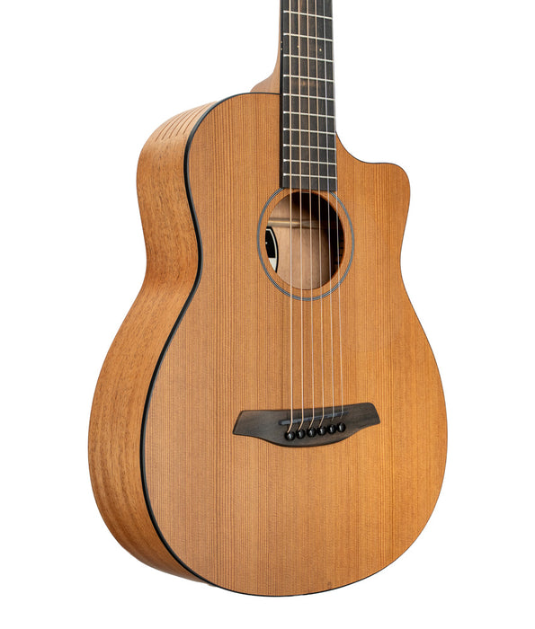 Furch Pioneer-CM Western Red Cedar/African Mahogany Travel Acoustic Guitar | New