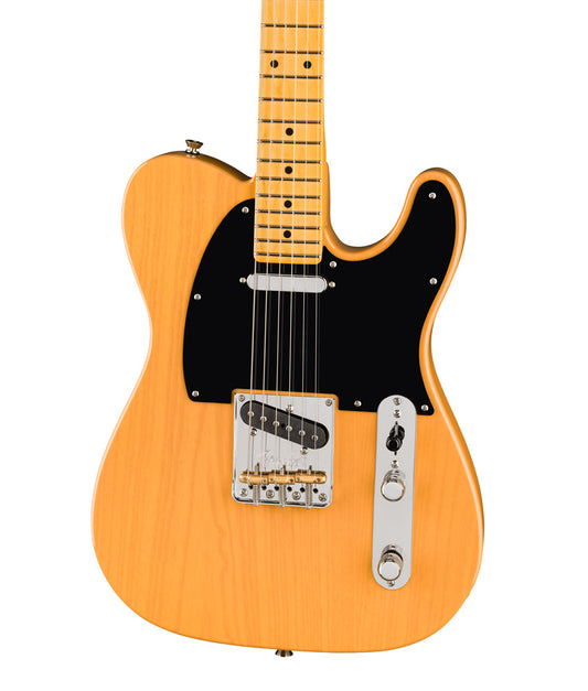 Fender American Professional Telecaster Electric Guitar - Butterscotch Blonde with Maple Fingerboard | New
