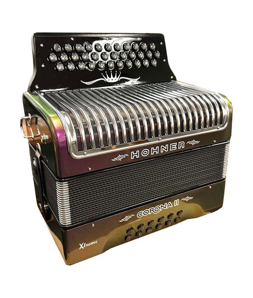 Hohner Corona II Limited Edition Xtreme GCF Accordion - Red to