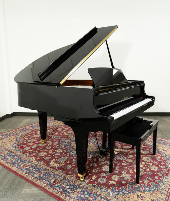 Kawai 5'0" GL-10 Baby Grand Piano w/ QRS System | Polished Ebony