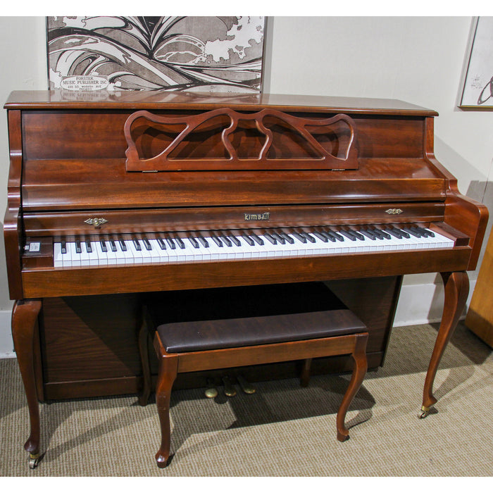 Kimball Spinet Piano | Polished Mahogany | SN: T93081 | Used