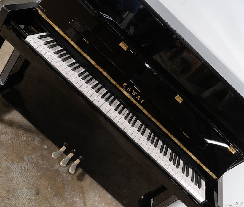 Kawai K-300 Upright Piano (2025) | Polished Ebony | 48” | Serial No. 2802944 | Used