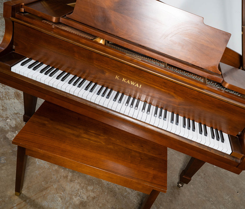 Kawai KG-2C Grand Piano (1972) | Satin Mahogany | YOSA Piano | Serial No. 625767 | Used