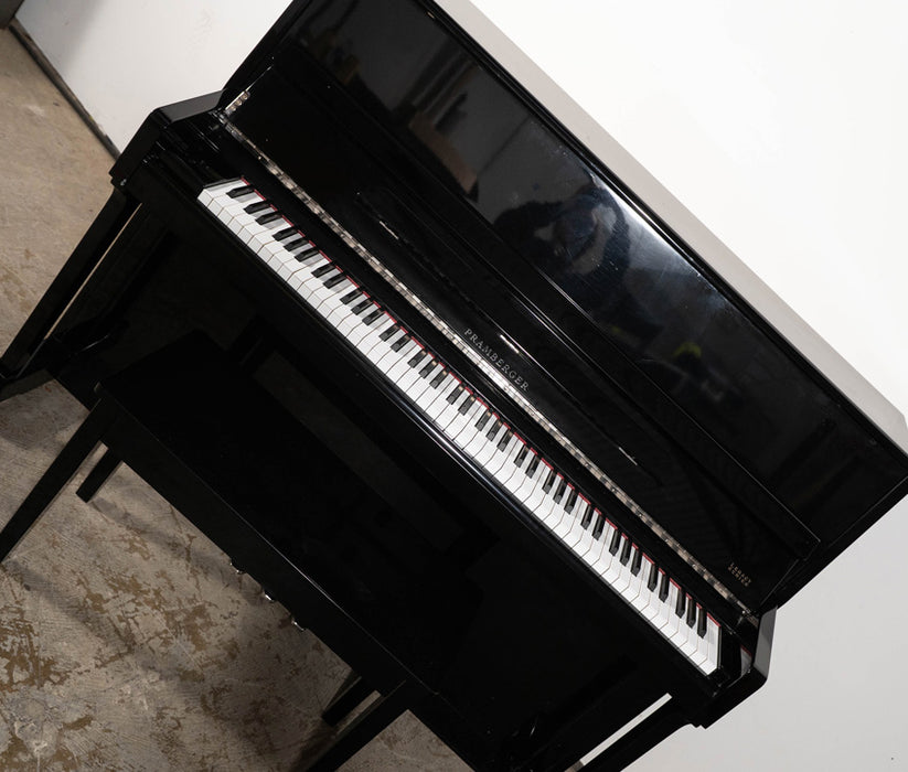 Pramberger LV118N Upright Piano | Polished Ebony | Used