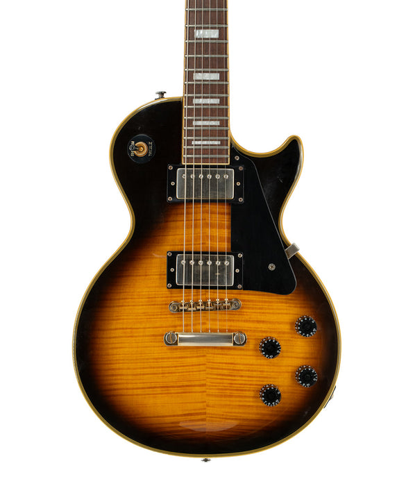 Pre-Owned 2002 Epiphone Les Paul Custom Electric Guitar - Vintage Sunburst | Used
