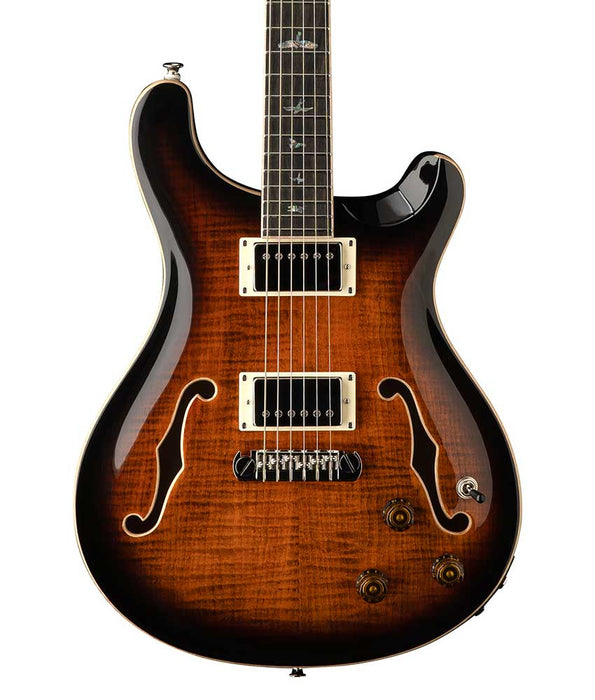 PRS SE Hollowbody II Piezo Electric Guitar- Orange Tiger Smokeburst | New