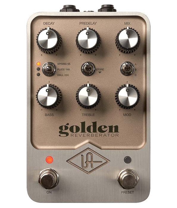 tube reverb pedal Universal Audio Golden Reverb Pedalalamomusiccenter.myshopify.comUniversal AudioGuitar Pedals & Effects — Alamo Music Center