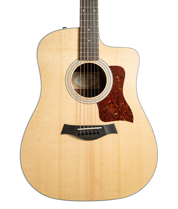 Taylor 210ce Spruce/Rosewood Cutaway Dreadnought Acoustic-Electric Guitar | Used