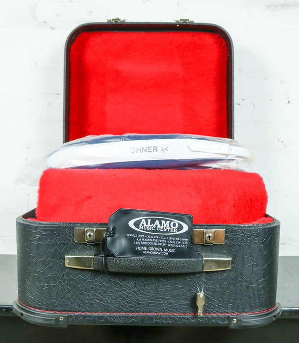 Hohner Anacleto Rey Del Norte TT G/E Accordion Compact Blue & White