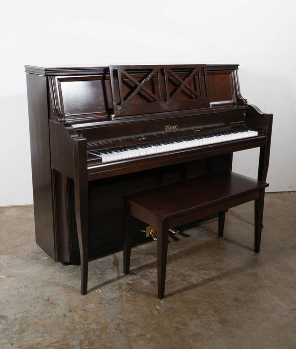 Essex EUP-116 Console Upright Piano | Dark Mahogany Satin | Serial No. E109951 | Used