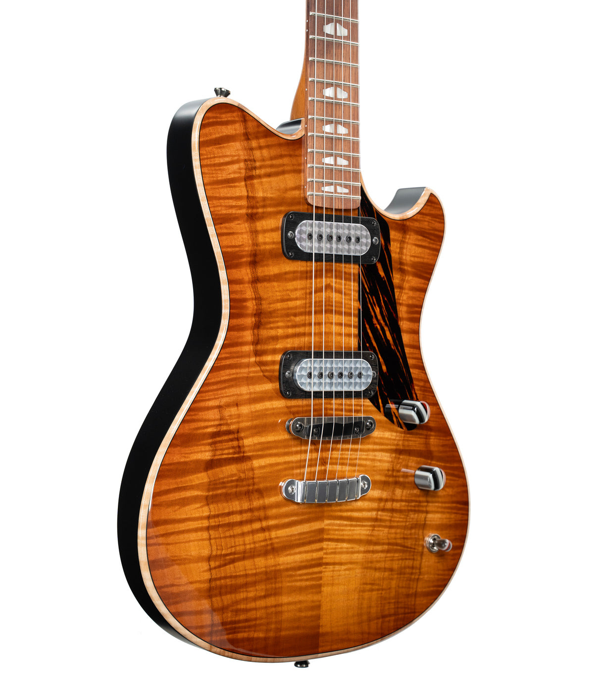 Powers Electric A-Type Select Maple Top Electric Guitar FF42/Hardtail ...