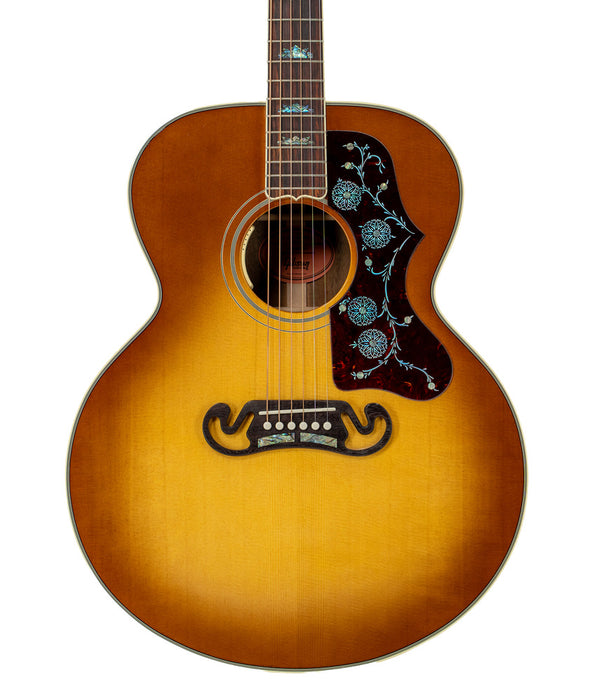 Gibson SJ-200 Elegant Koa Acoustic-Electric Guitar - Honey Burst