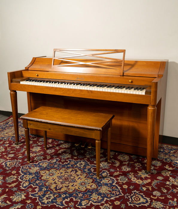 Acrosonic by Baldwin Spinet Piano | Satin Oak | SN: 671881