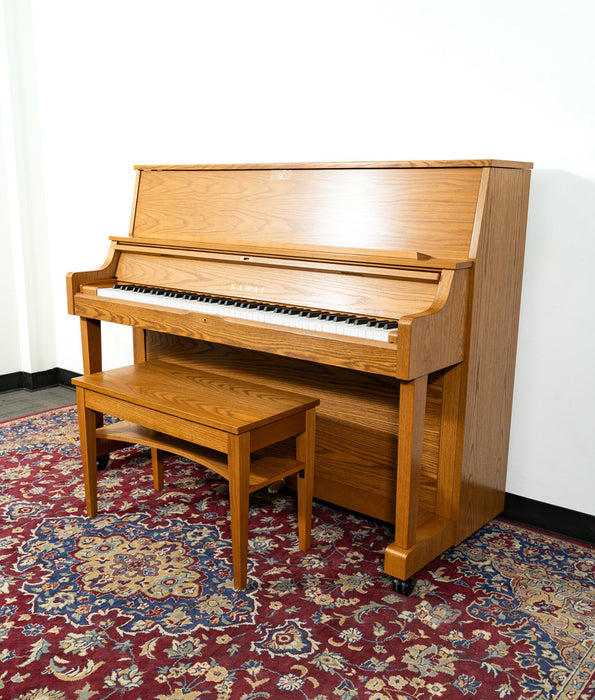 Kawai 46" ST-1 Upright Piano | Satin Oak | SN: F163684 | Used
