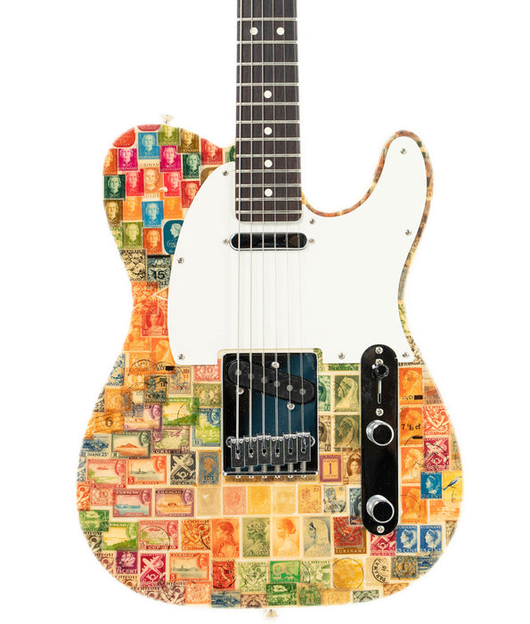 Pre-Owned Fender Custom Shop World Stamp Collection Telecaster Electric Guitar - Stamps Suriname | Used