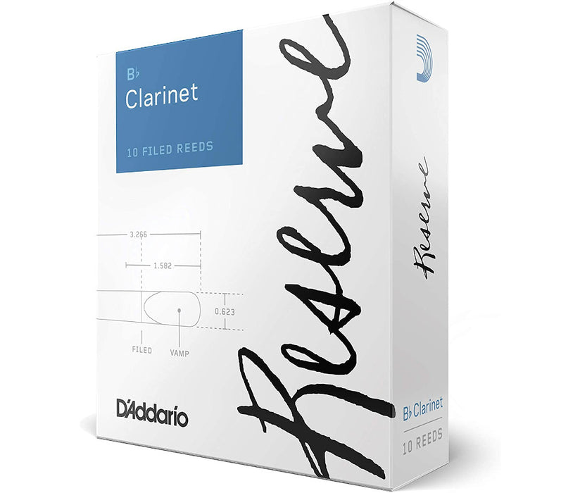 D'Addario Organic Reserve Classic - Anches Clarinette Allemande Bio 2.5, Pack De 10 - Le Seul Roseau 100% Organique Pour Un Son Exceptionnel